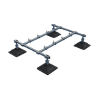 NVENT ERICO - ERI360426 KIT DI SUPPORTO PER APPAR. TETTO 4 BASI