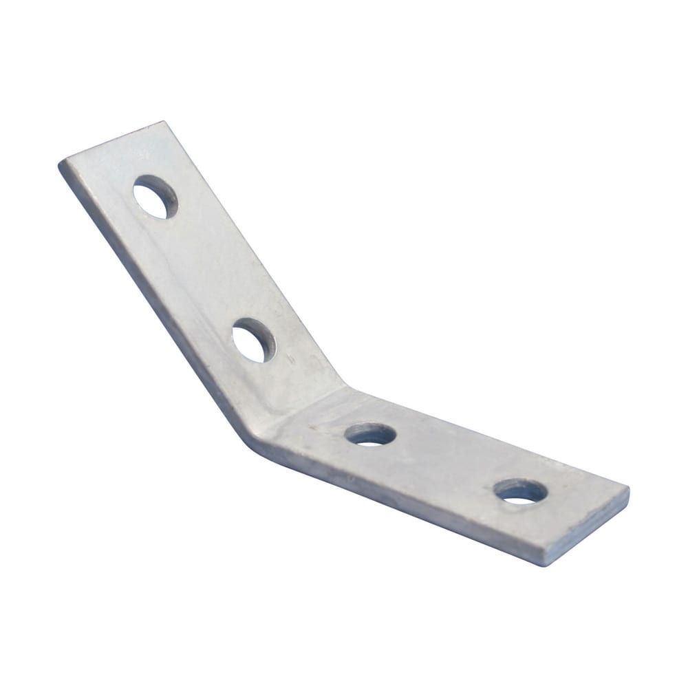 NVENT ERICO - ERI313700 STAFFA ANG. IN LINEA 2+2 FORI, 87X87MM,