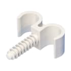 NVENT ERICO - ERI571240 CLIP TUBO DOPPIO IN PVC, 25MM CON TASSEL