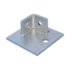 NVENT ERICO - ERI388270 POST BASE PLATE,1-1 HOLE ANGLE,100X100X4