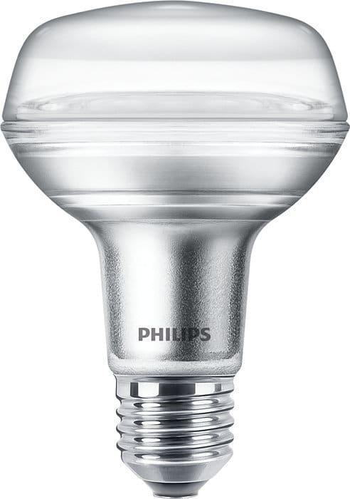 SIGNIFY ITALY SPA - PHLCLAR806082736 CorePro, LED, R80, 60 W, E27, 2700 K, 345 lm, CRI 80, 15000 ore