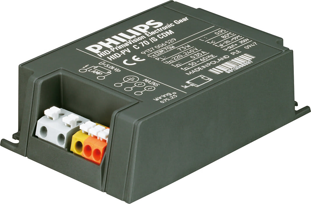 SIGNIFY ITALY SPA - PHLHIDPCV70S Ballast (electrical) - PrimaVision Compact for CDM