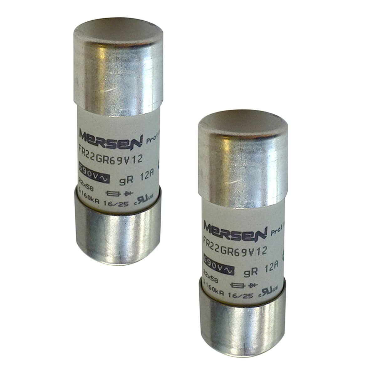 MERSEN ITALIA SPA - XESA1018555 FUS. 22X58 GRC 690VAC SENZA PERC. 32A