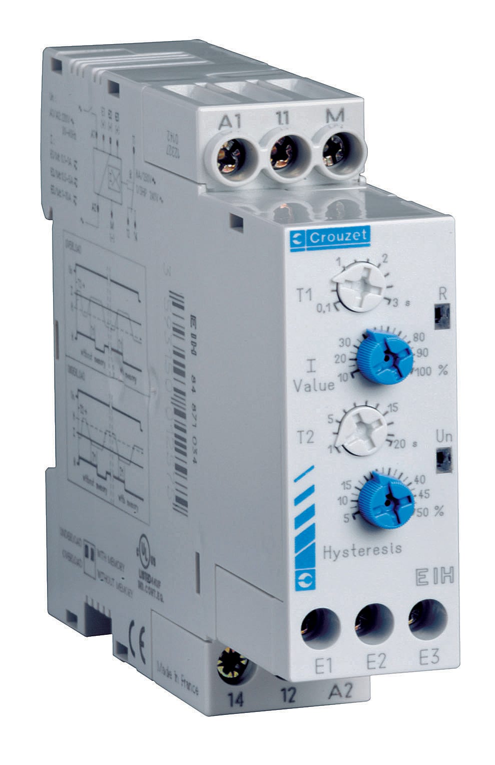 CROUZET - CRO84871030 CURRENT MONITORING RELAY EIH, 24 VDC, 1