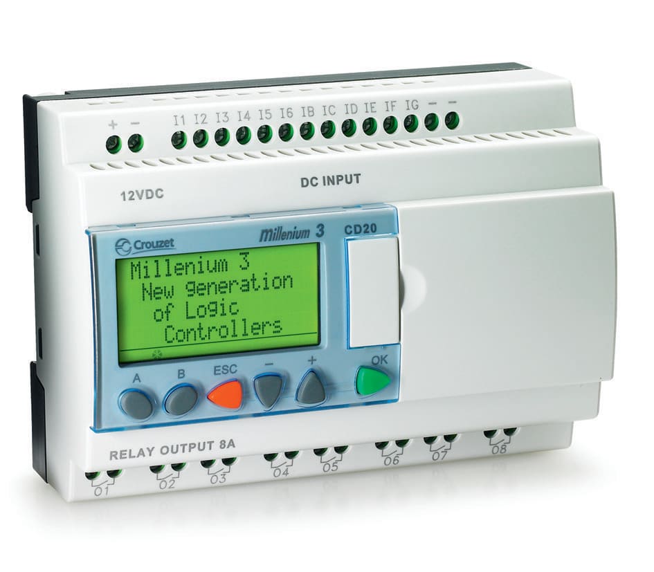 CROUZET - CRO88970055 MILLENIUM 3 ESSENTIAL CD20- 12I/8O R 12V
