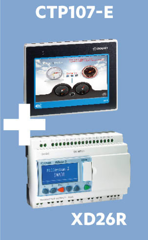 CROUZET - CRO88970566 KIT CROUZET TOUCH HMI, CTP107-E ETHERNET