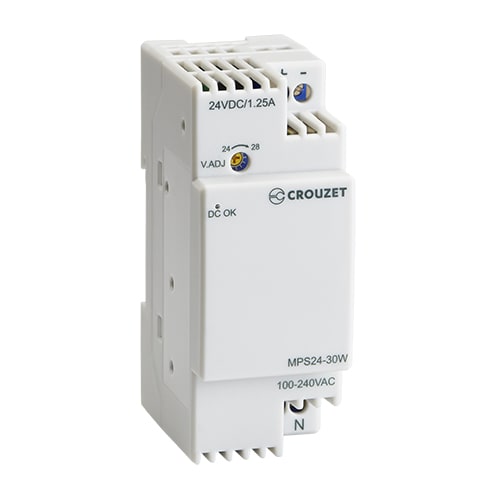 CROUZET - CRO89451003 MODULAR POWER SUPPLY 30 W, 100-240 VAC /