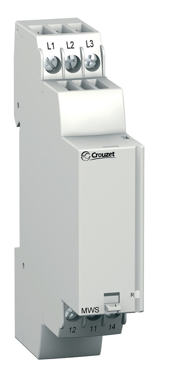 CROUZET - CRO84873029 PHASE MONITORING RELAY MWS, 208-480 VAC,