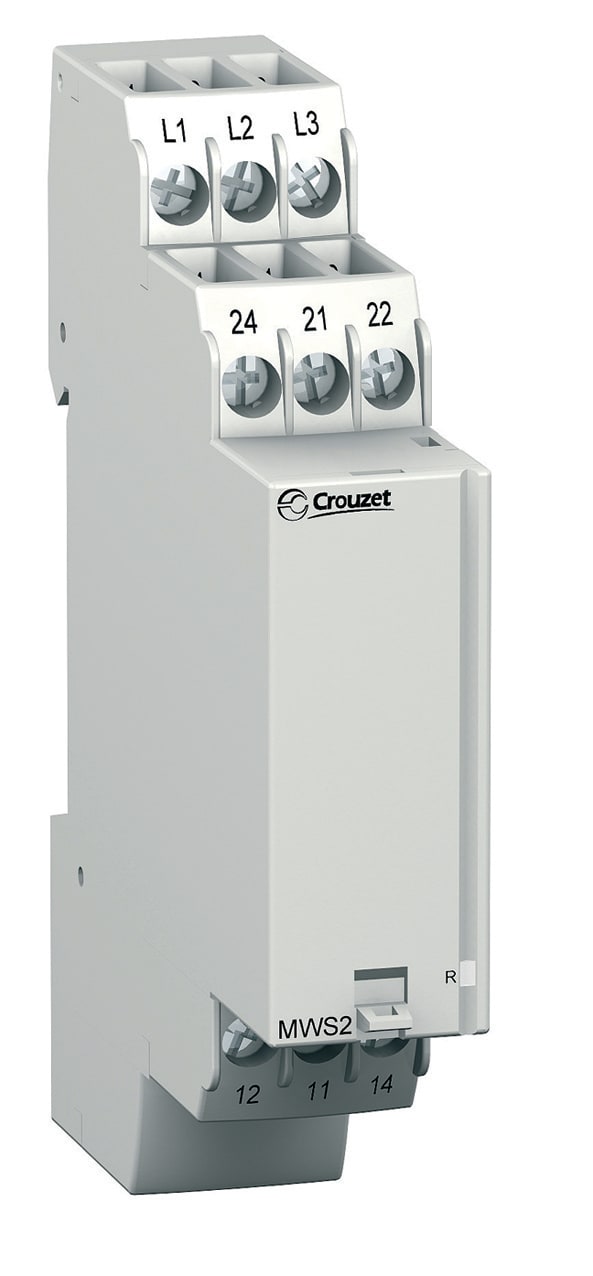 CROUZET - CRO84873021 PHASE MONITORING RELAY MWS2, 208-440 VAC