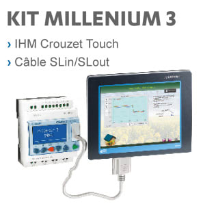 CROUZET - CRO88970523 KIT CROUZET TOUCH HMI, CT104 + MILLENIUM