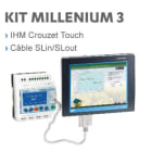 CROUZET - CRO88970523 KIT CROUZET TOUCH HMI, CT104 + MILLENIUM