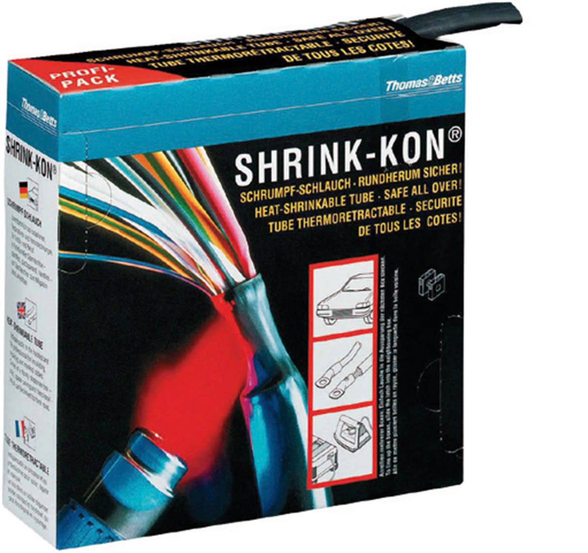 ABB SPA - ABBPIG0150-0-D SHRINK-KON PIG 3:1 D1,6 BOX 10,5M BK