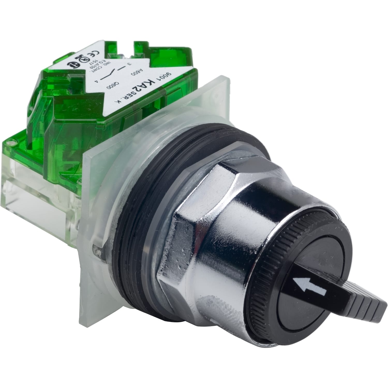 SCHNEIDER ELECTRIC - SNR9001KS11BH5 SELETTORE 2 POSIZIONI NERO