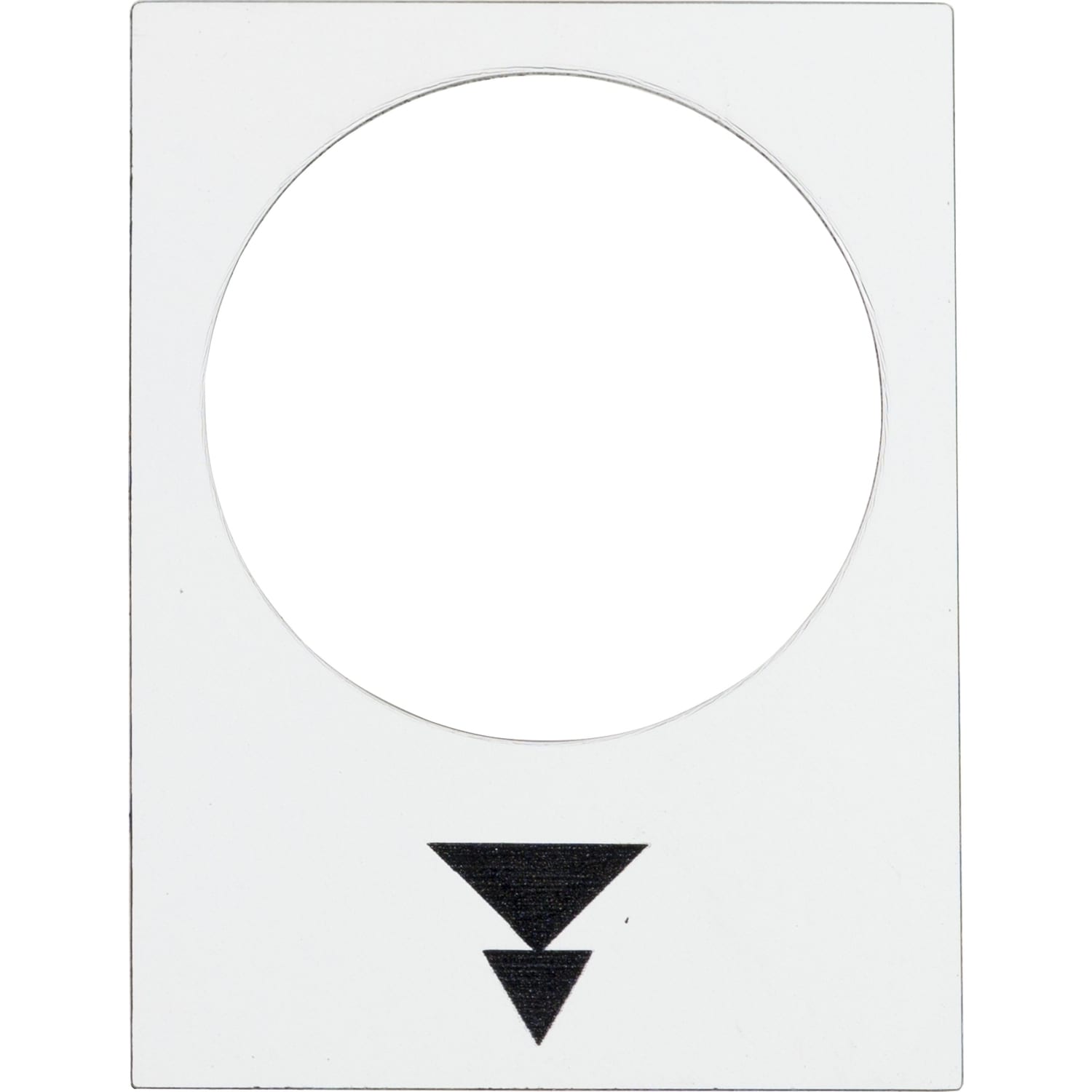 SCHNEIDER ELECTRIC - SNRZB2BY4953 Etichetta - 30×40mm - bianco - sollevamento, lento-veloce