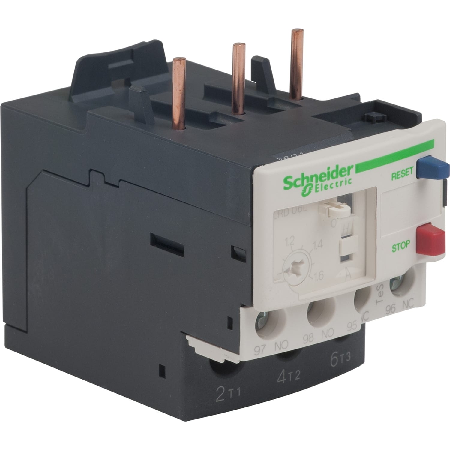 SCHNEIDER ELECTRIC - SNRLRD06L Relè sovraccarico termico per motore TeSys - 1…1,6 A - Classe 20A
