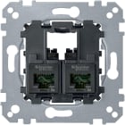 SCHNEIDER ELECTRIC - SNRMTN4575-0002 PRESA RJ45DOPPIA CAT5 UTP S-ONE SYSM
