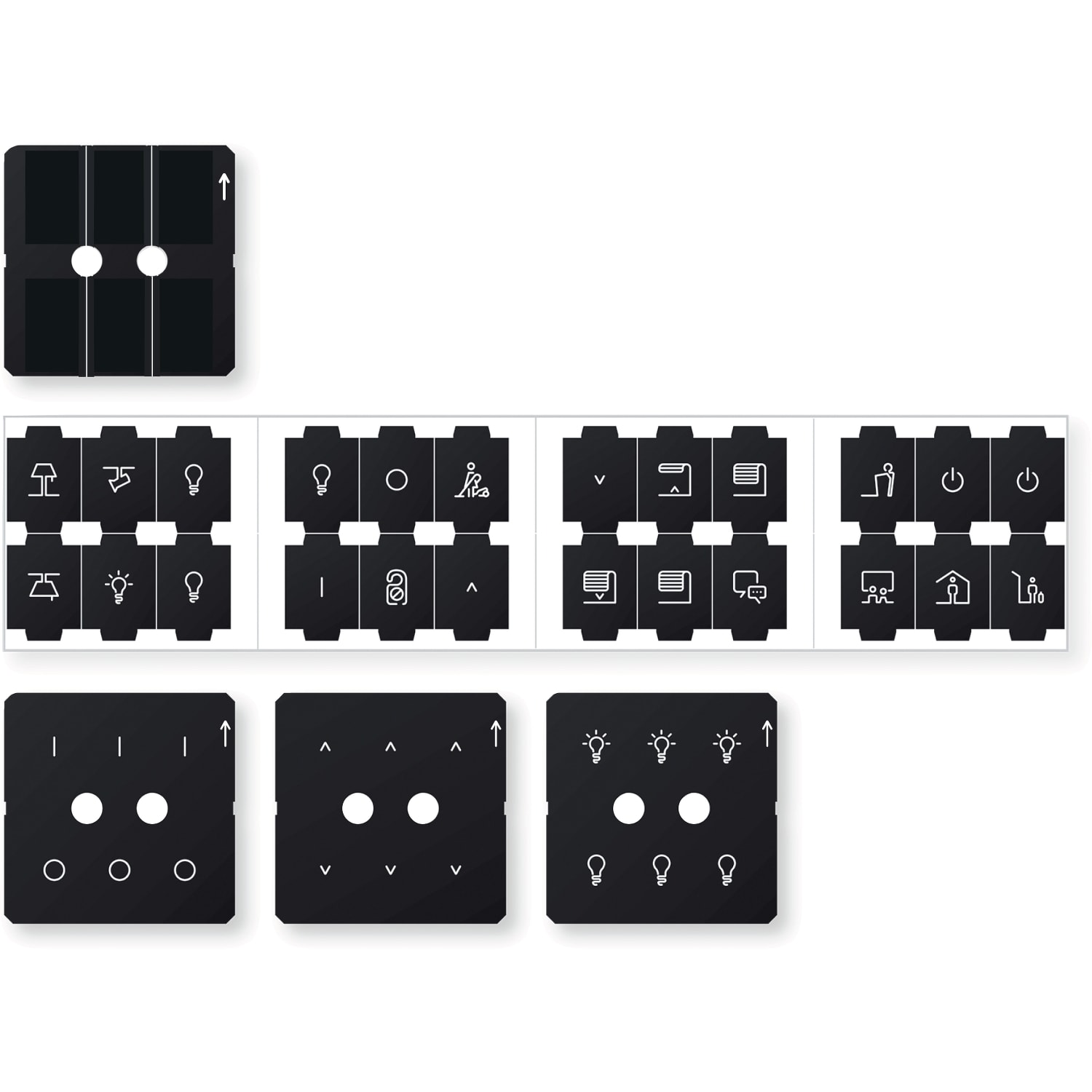 SCHNEIDER ELECTRIC - SNRMTN6270-0010 SET ETICHETTE PER PULS KNX PRO SYSM