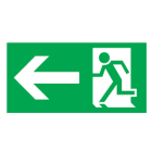 LINERGY SRL - LENA177 PITTOGRAMMA STEP FRECCIA SINISTRA CON FO