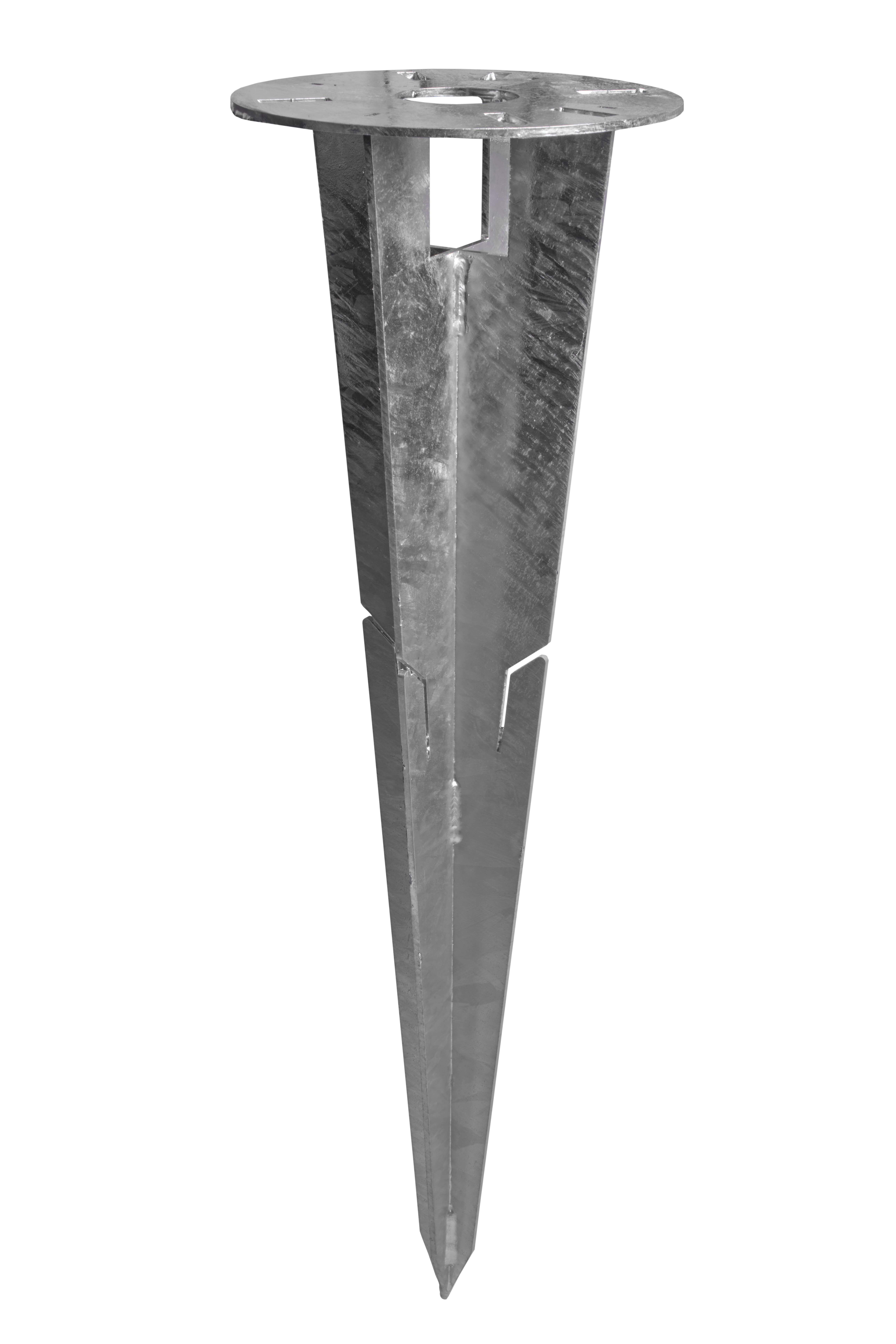 UNIERRE SRL-UNISTAB - URRPK0702FW PIANTONE ACCIAIO H750MM-BASE D.280MM-ZIN