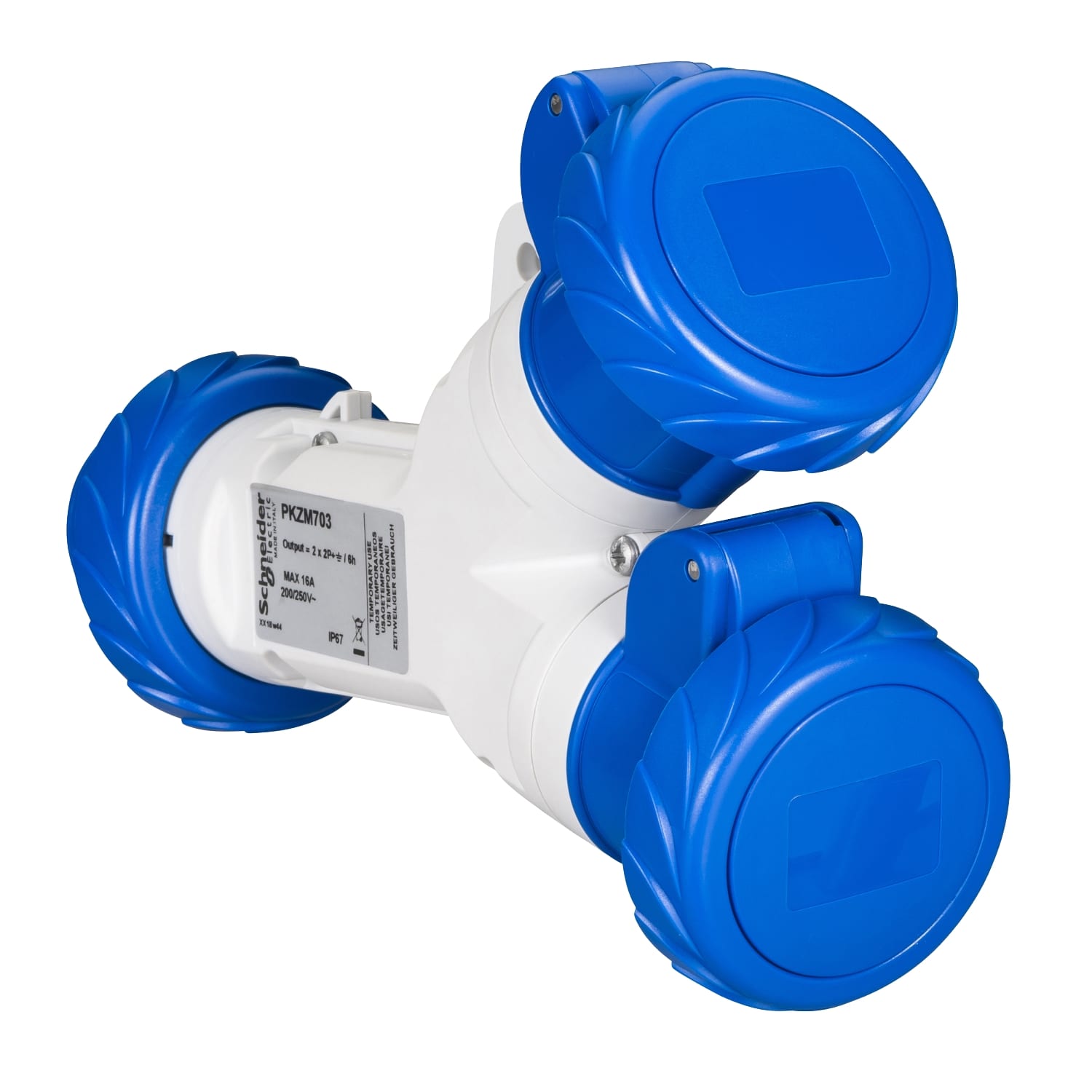 SCHNEIDER ELECTRIC - SNRPKZM703 MOLTIPL.ST.2U 2PT 16A 220V IP67