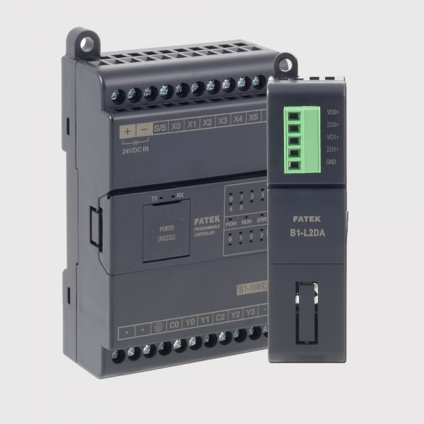 TECNO BI SRL - TNBB1-24MJ2-D24S PLC FATEK CPU BASE SLIM RS232  14 IN - 1