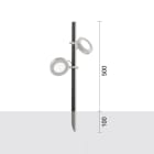 PLATEK LIGHT SRL - PLK9005180.01 PICCHETTO FROG 500MM - COLORE NERO