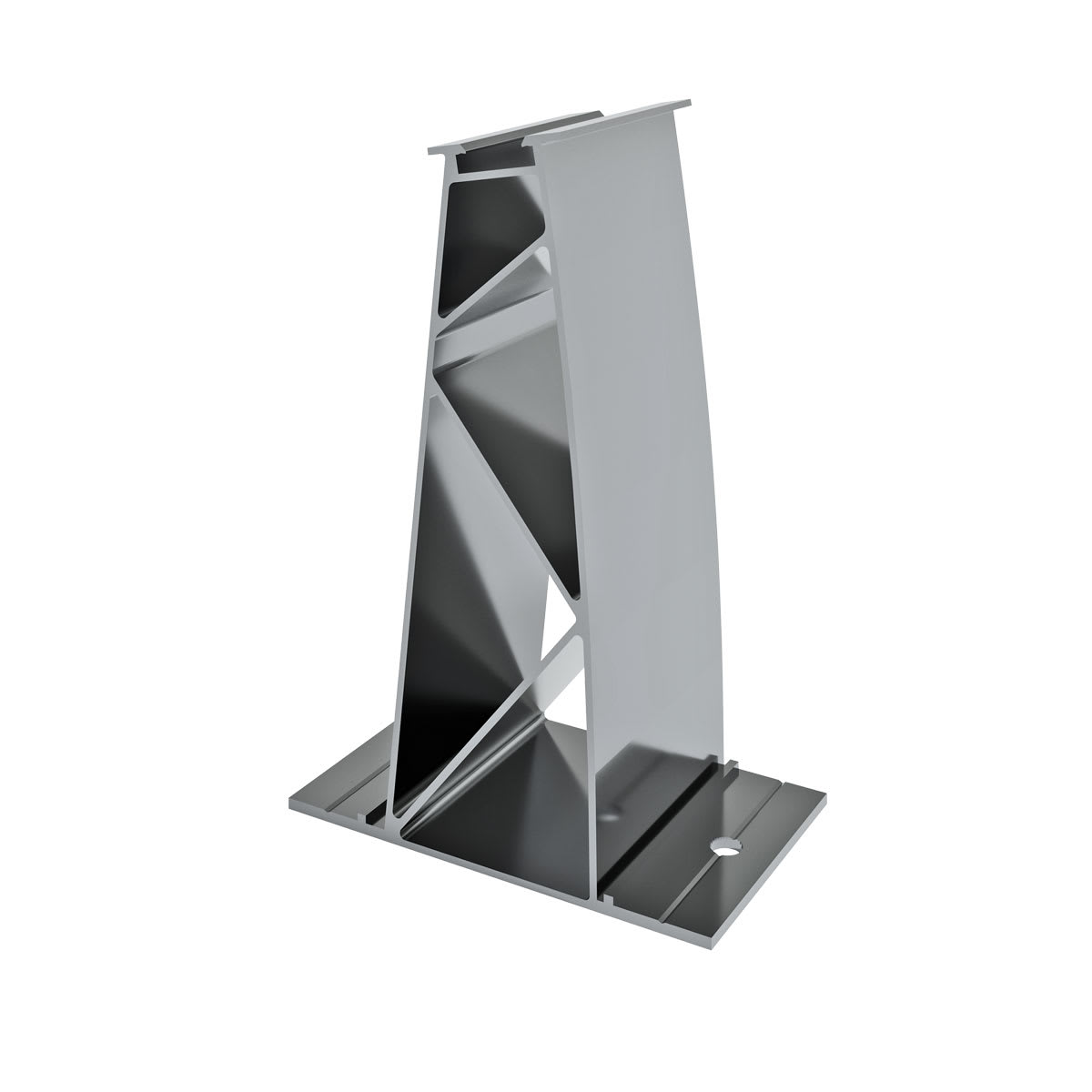 CONTACT ITALIA SRL - IICPRC1583-10 Supporto posteriore 10° FEET in lega di alluminio per strutture fotovoltaiche su tetti piani