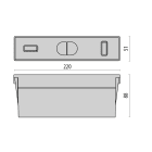 PERFORMANCE IN LIGHT - PRI310475 CONTROCASSA INSERT+ 1