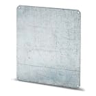 CONCHIGLIA - CON095420501 Acc. per Serie RP - Piastra di fondo in acciaio spessore 2mm dimensioni 179 x 229 mm