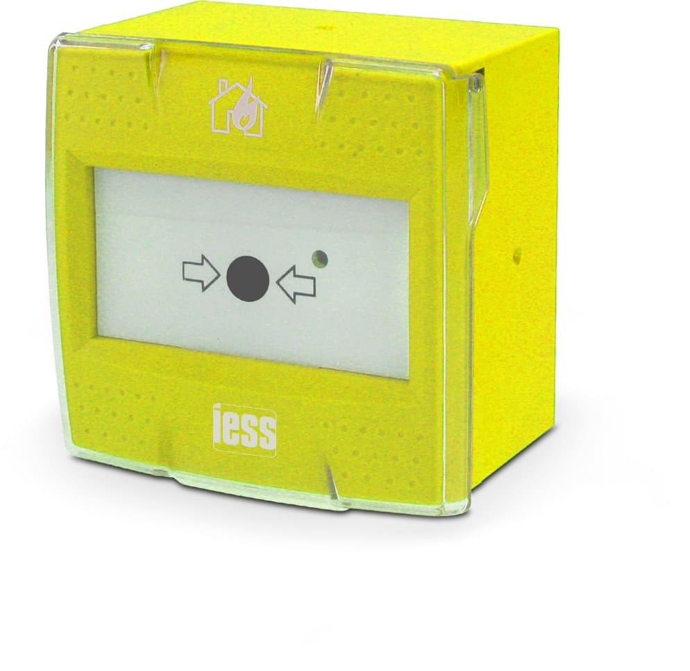 IESS SRL - EAAPRV1G PULSANTE CONV. GIALLO PRESSIONE RIPRIST.