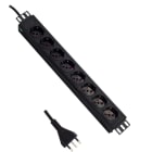 LINK4COM SRLS - LK4PS1U8P-A 8 prese 19 1U spia 16A 230V cavo 3m