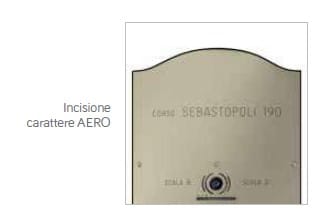 PRODEL SRL - PRDPT1531AERO INCISIONE CARATT.AERO PER CIASCUNA RIGA