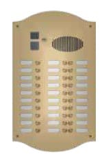 PRODEL SRL - PRDPT2721/327LO FRONT.VIDEOCITO.SAG.C/LED.S/SCAT.625 PE