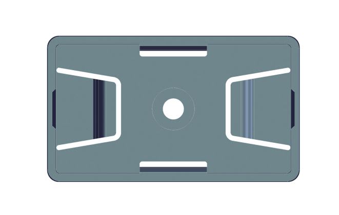 CABUR SRL - CBRPT3017BA PT3017BA PORTATARGH.X TARGHETTE ADESIVO