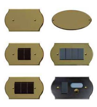 PRODEL SRL - PRDPT8400/03LO PLACCA SAG.ORIZ.CON 3 PORTA FR.IN OTT.LU