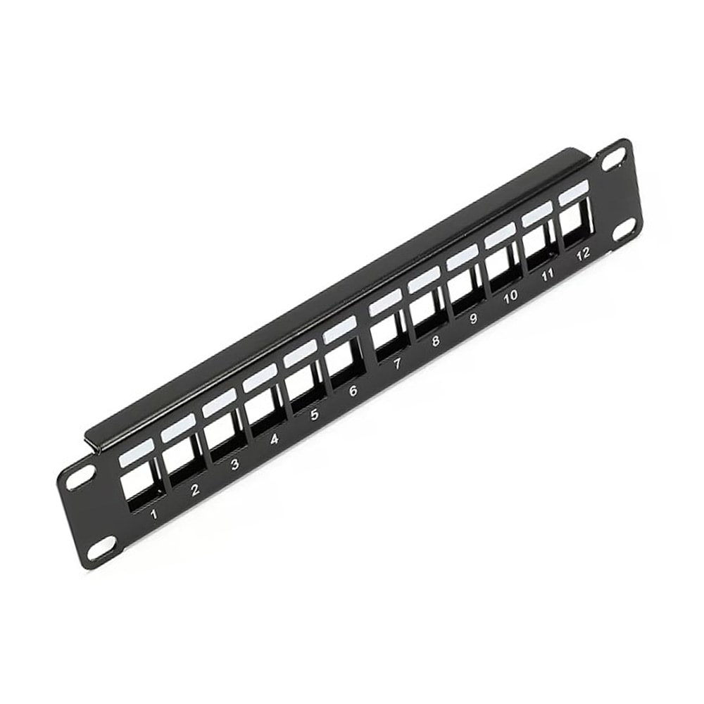 LINK4COM SRLS - LK4PTH101P12T01 Patch panel 10 1U 12 porte vuoto