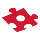 ROSSINI - RSSPUZ001R PLAFONIERA ROSSA GX53 IP20