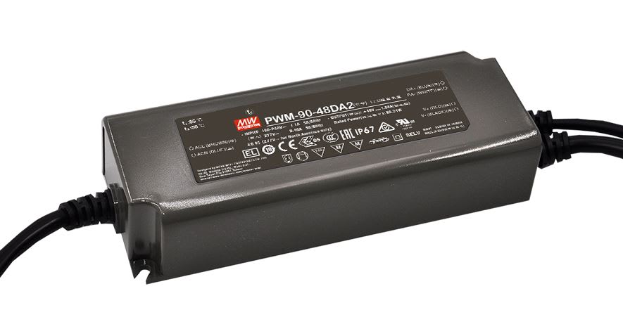 DIGIMAX SRL - DIXPWM-90-24DA2 DRIVER LED 24V 90W IP67 DALI2 90-305V