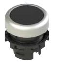 PIZZATO ELETTRICA - PZZE2 1PU2R121GB1 PULSANTE AD IMPULSO RASATO NERO CON MARC