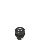 PIZZATO ELETTRICA - PZZE2 1PU2R121GB0 PULSANTE AD IMPULSO RASATO NERO CON MARC