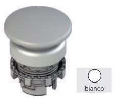 PIZZATO ELETTRICA - PZZE2 3PL2F249L240 PULSANTE LUMINOSO A FUNGO BIANCO CON MAR