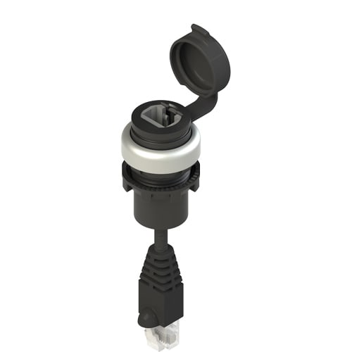 PIZZATO ELETTRICA - PZZE2 2RJ459AN1 PRESA RJ45 SERIE EROUND