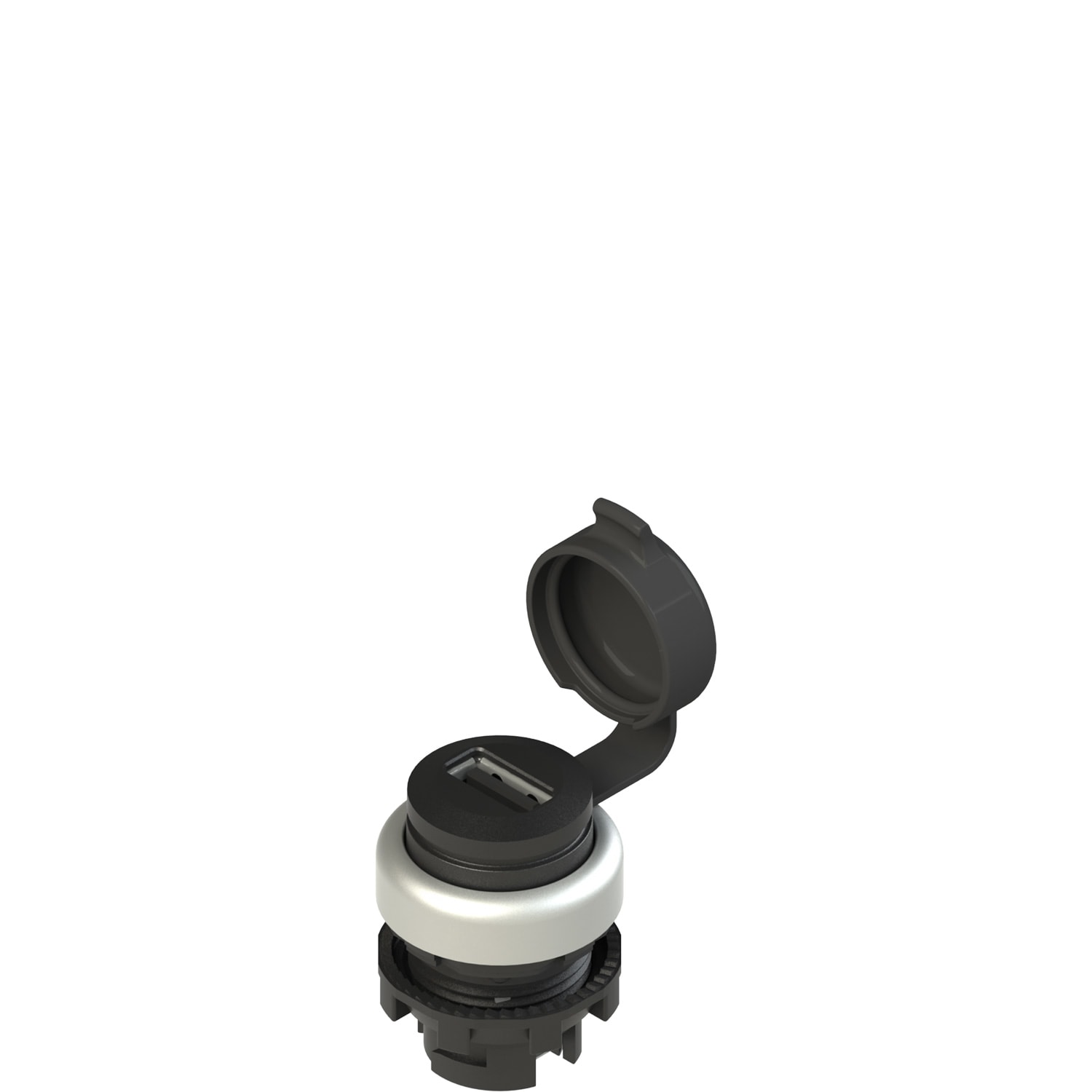 PIZZATO ELETTRICA - PZZE2 2USB1CN1.8 PRESA USB 2.0 SERIE EROUND