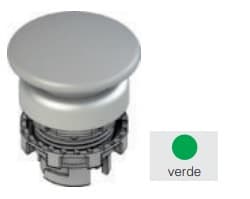 PIZZATO ELETTRICA - PZZE2 3PL2F449L2 PULSANTE LUMINOSO A FUNGO VERDE CON MARC