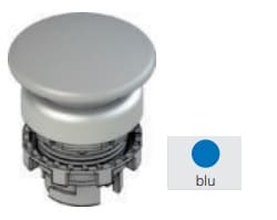 PIZZATO ELETTRICA - PZZE2 3PL2F649L246 PULSANTE LUMINOSO A FUNGO BLU CON MARCAT