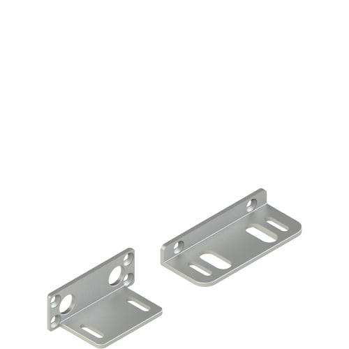 PIZZATO ELETTRICA - PZZVF SFH1-C COPPIA DI SUPPORTI ANGOLARI COMPLETI DI