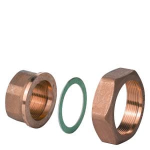 SIEMENS - BUILDING T - BCTS55846-Z110 ALG502B RACC.FILETTATI DN50 IN OTTONE