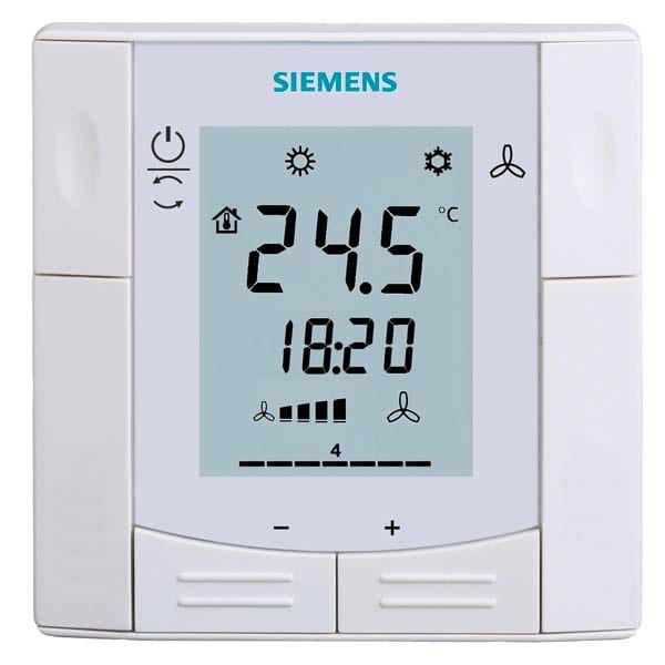 SIEMENS - BUILDING T - BCTS55770-T293 RDF600KN REG.AMB.IMP.FANCOIL, LCD, KNX