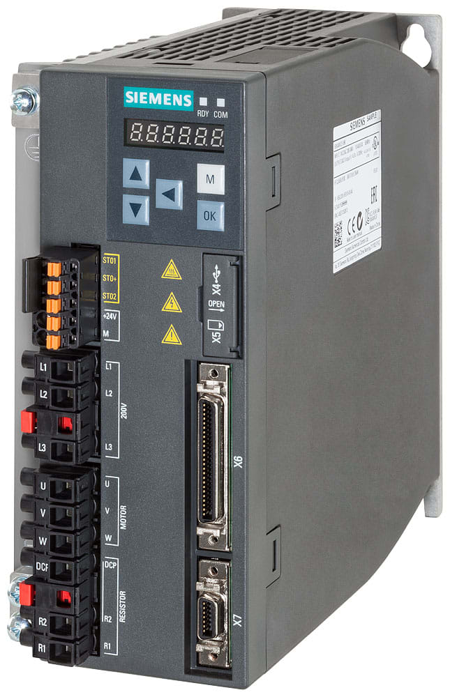 SIEMENS - SIE6SL32105FB110UA1 SINAMICS V90, 3 AC 200V 1KW