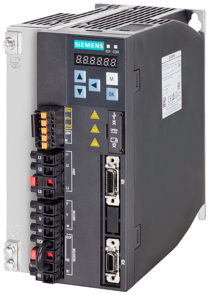 SIEMENS - SIE6SL32105FB120UF0 SINAMICS V90, PROFINET, 3 AC 200V 2KW